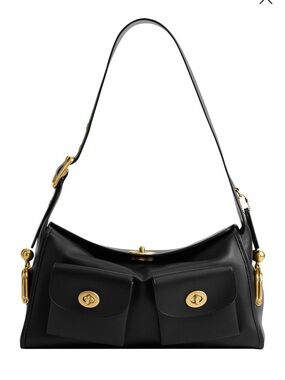 NWT Coach Haversack  Leather Shoulder Bag